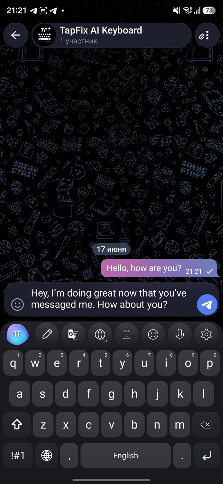 TapFix AI Keyboard on Android